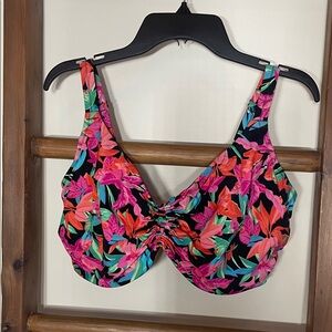 Fantasie Floral Print Bikini Top